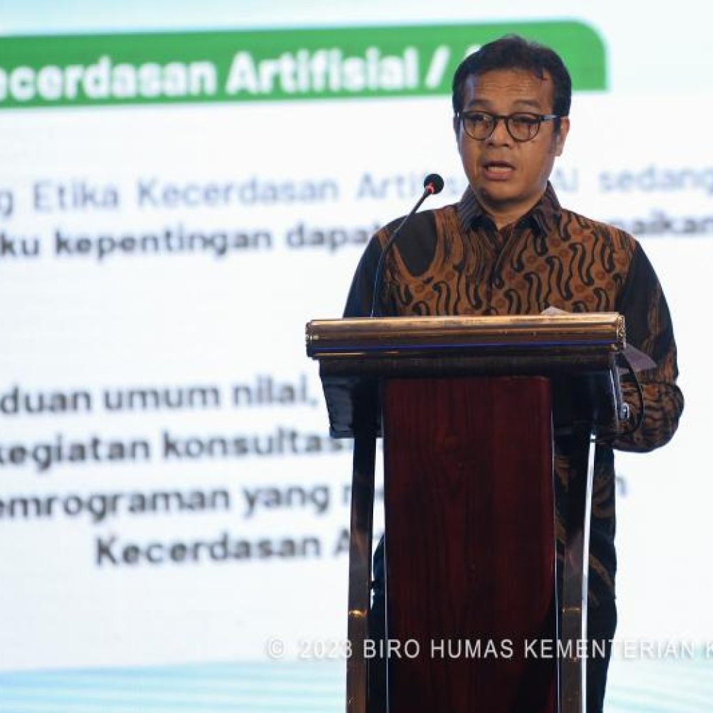 Kominfo undang pemangku kepentingan untuk turut serta ber masukan dalam merancang pedoman etika AI. Foto: Laman Kominfo