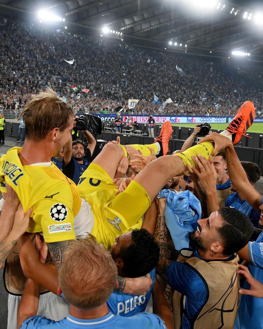 Rangkuman Matchday 1 Fase Group Liga Champions. FOTO: Instagram.com/official_sslazio