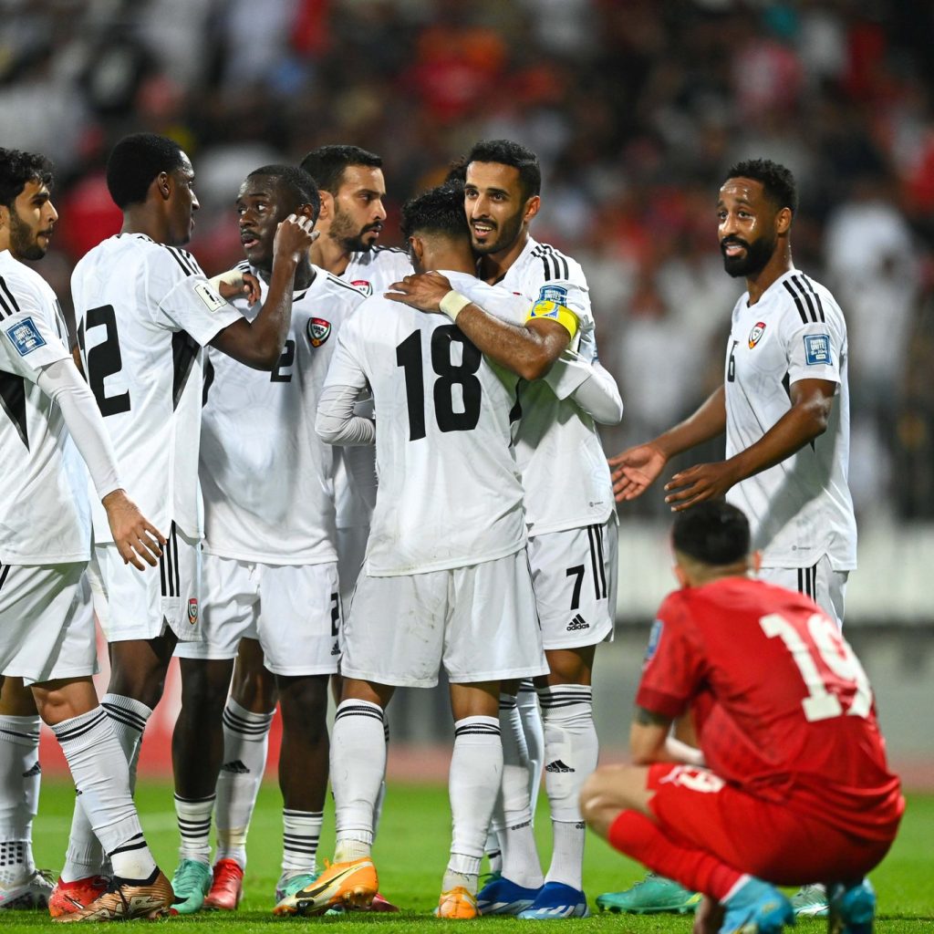 Inilah rangkuman matchday 2 grup H kualifikasi Piala Dunia 2026 zona Asia. Foto: X.com/UAEFNT