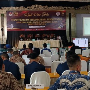 Rapat Pleno Terbuka KPU Blora Dilaksanakan, Ini Harapan Saksi Peserta Pemilu