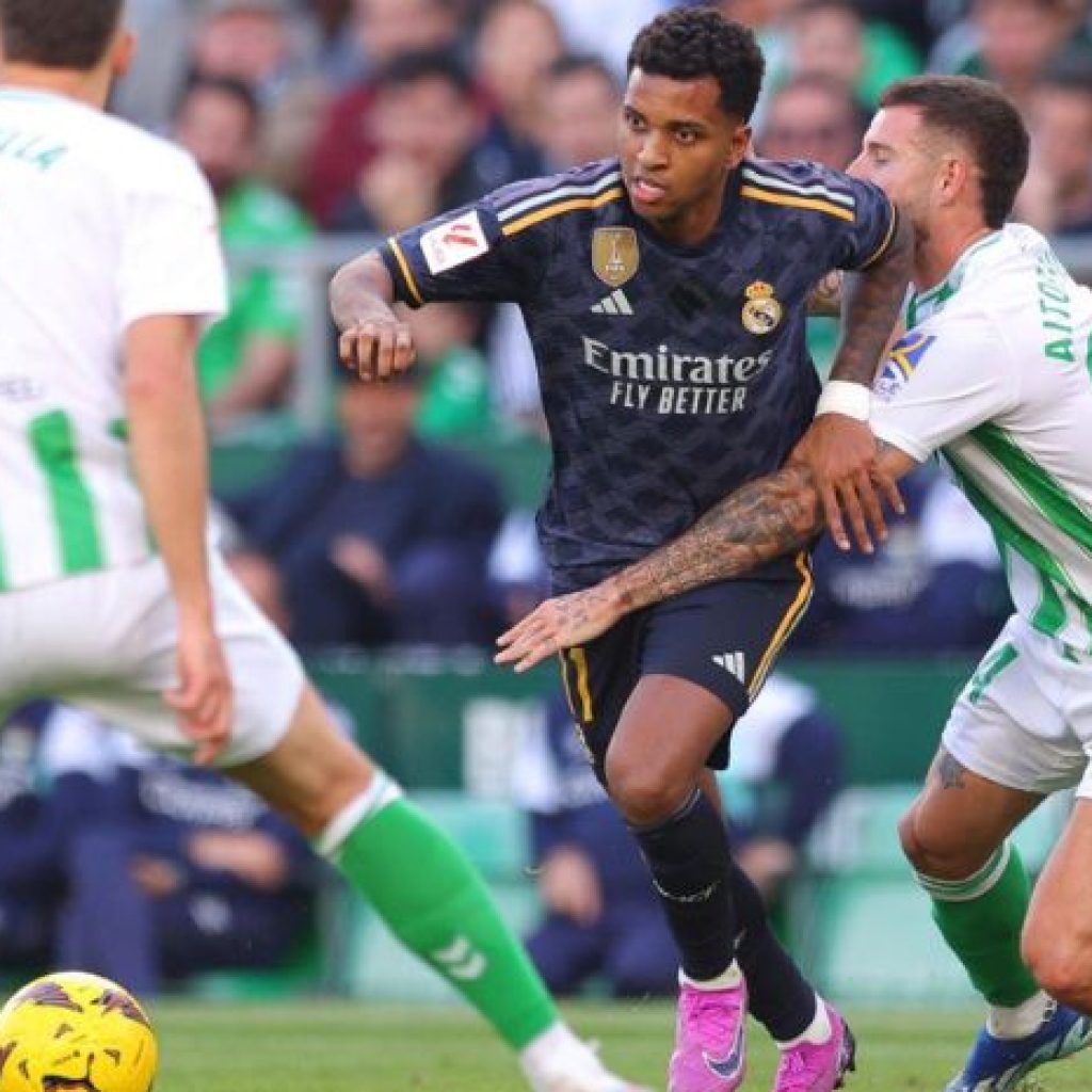 Real Madrid dapat perlawanan sepadan dari Real Betis. Foto: X.com/theMadridZone