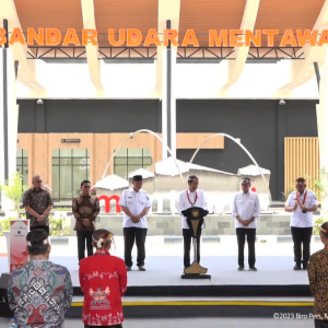 Resmikan Bandara Mentawai, Jokowi Berharap Adanya Multiplier Effect