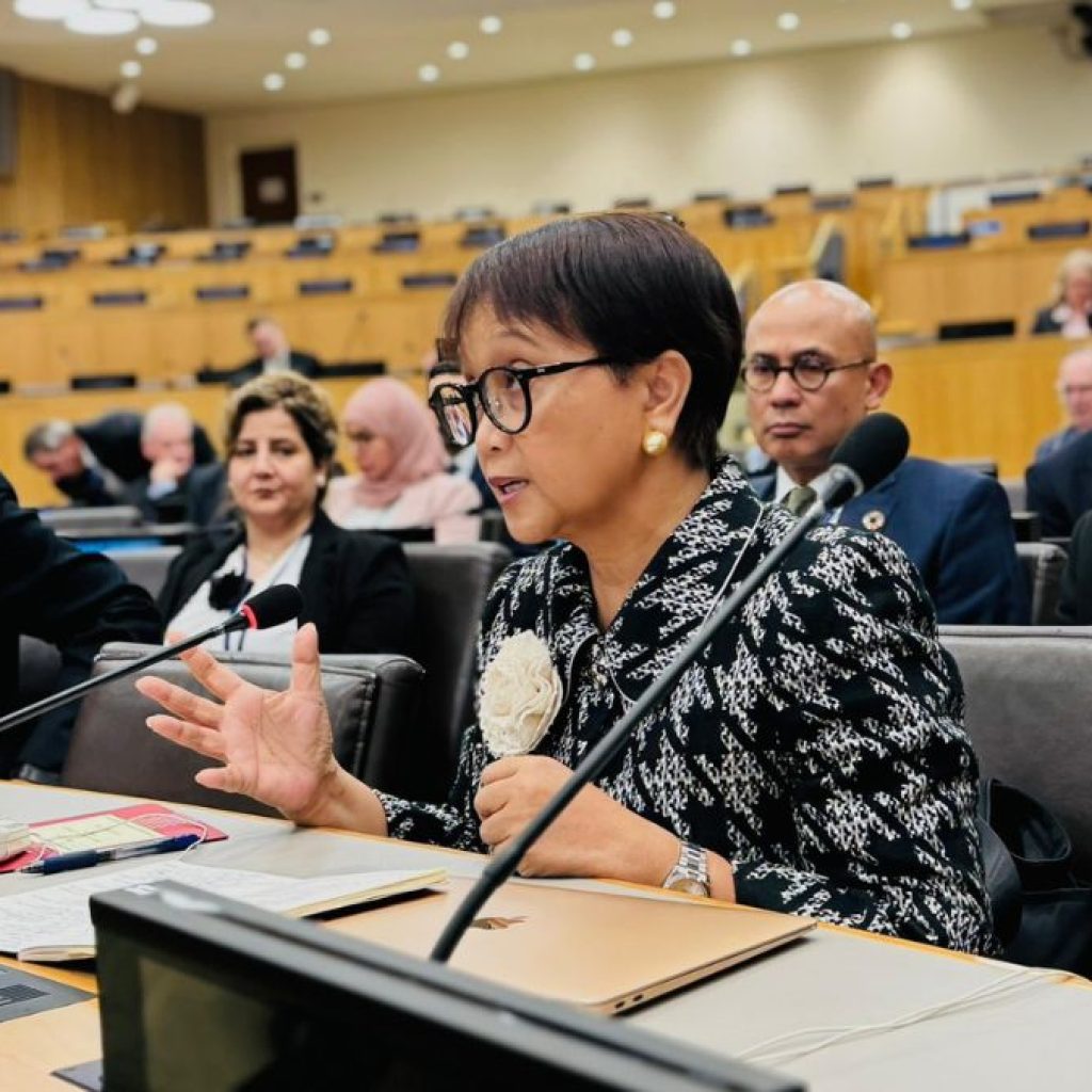 Retno Marsudi ditunjuk Sekjen PBB jadi utusan khusus Bidang Perairan. Foto: x.com/Kemlu_RI