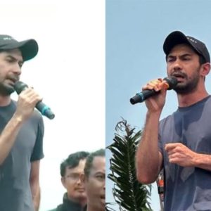 Aktor Reza Rahadian Ikut Demo di Depan Gedung DPR, Tolak RUU Pilkada