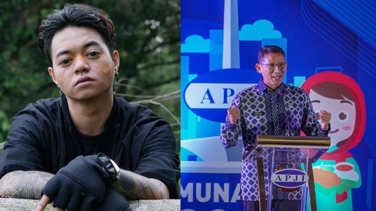 Reza Arap kritik pernyataan Sandiaga Uno terkait kunjungan IShowSpeed ke Indonesia. Foto: Instagram @ybrap dan @sandiuno