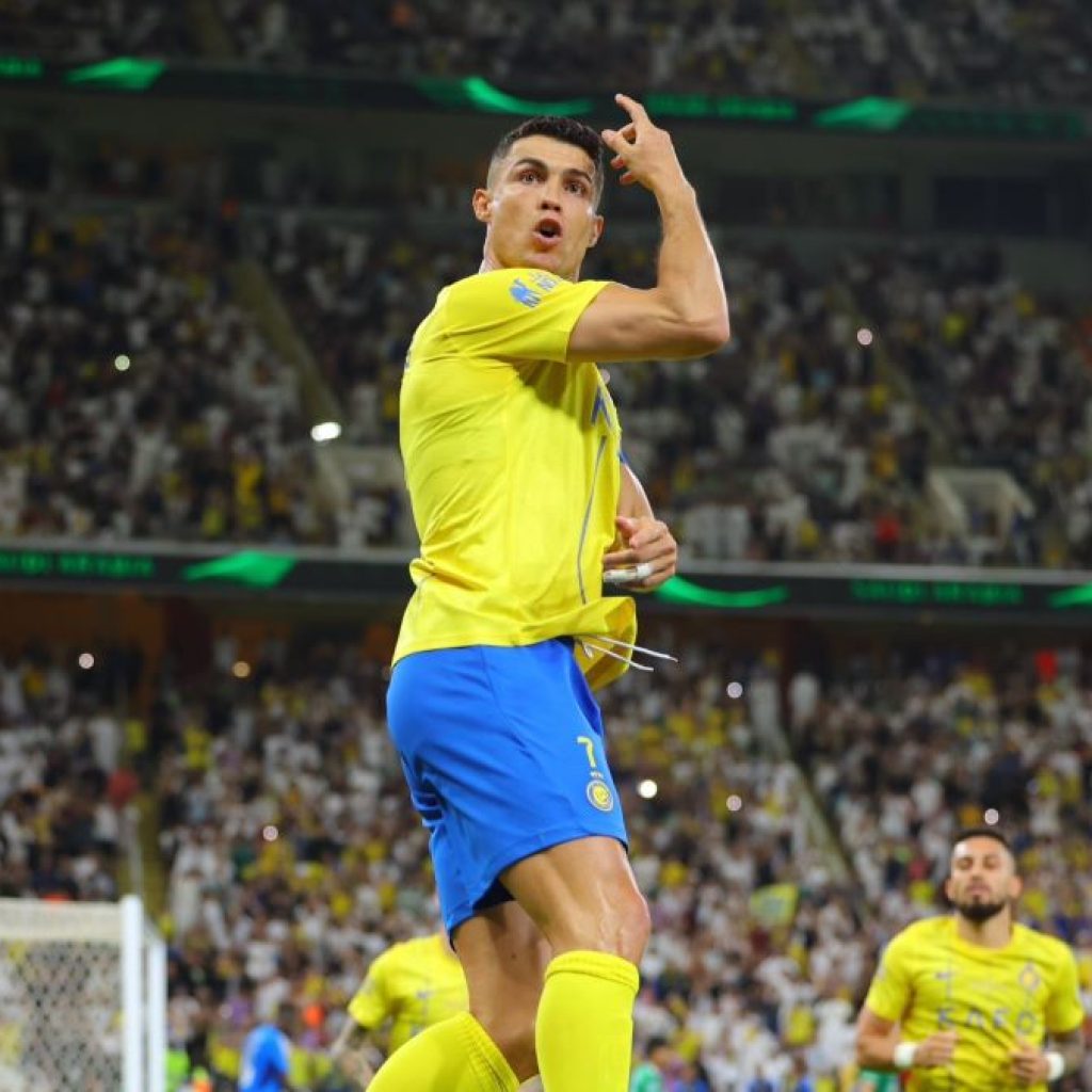 Al Nassr kalahkan Al Ahli Saudi, Ronaldo capai gol ke-50 di tim. Foto: x.com/AlNassrFC_EN