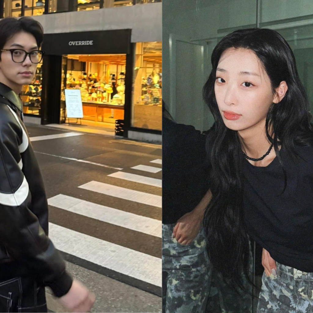 Ryu Da In dan Lee Chae Min menjalin hubungan percintaan. Foto: Instagram @l.c.m____ dan @rxudain