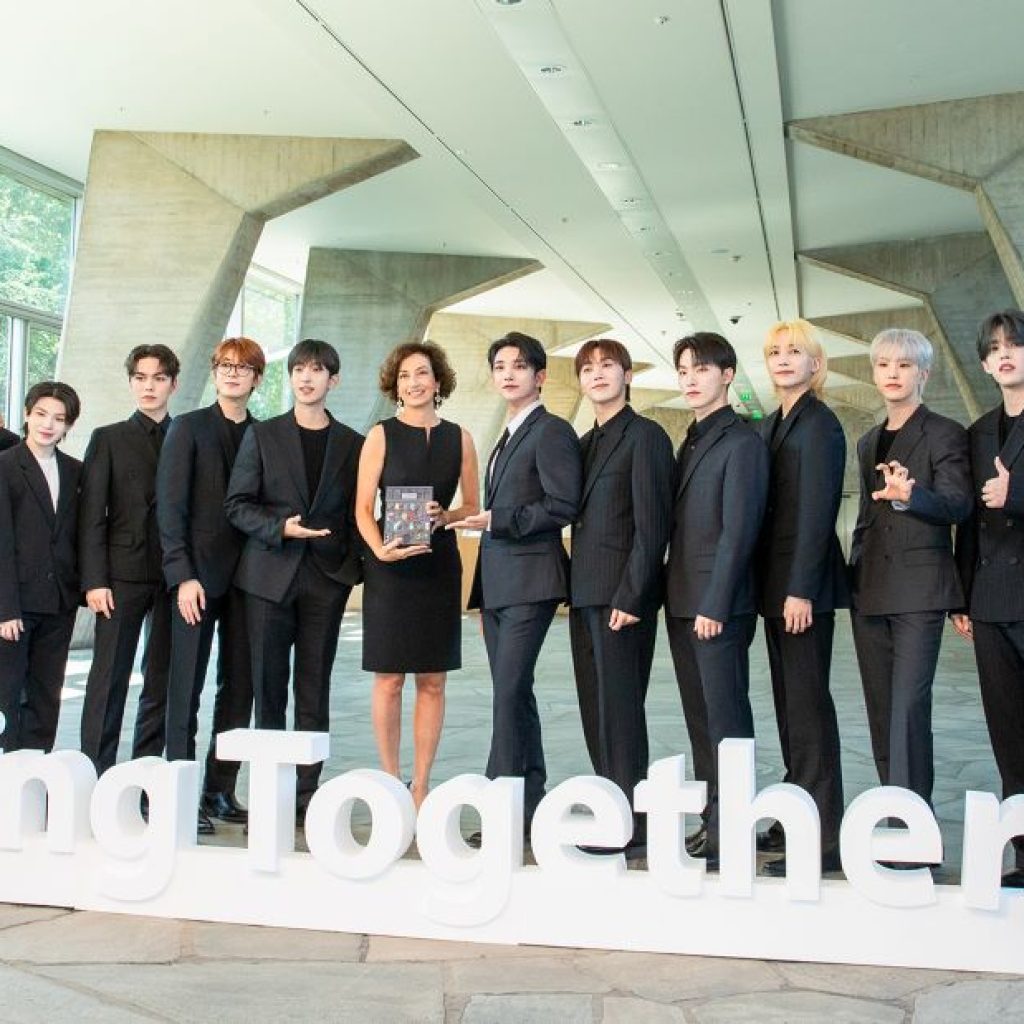 SEVENTEEN menjadi Duta Besar Pemuda UNESCO. Foto: x.com/UNESCO