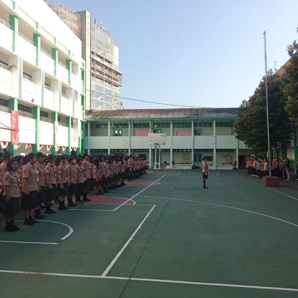 SMK Theresiana menggelar gerakan aksi bergizi serentak. Foto: Dok. Rizal Akbar