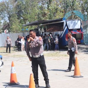 Satlantas Polres Blora Polda Jateng Adakan Safety riding di Ponpes Al Alif Tamanrejo