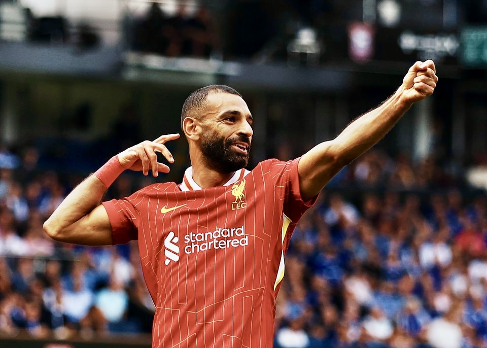 Mohamed Salah cetak rekor baru bersama Liverpool di Liga Inggris. Foto: x.com/LFC