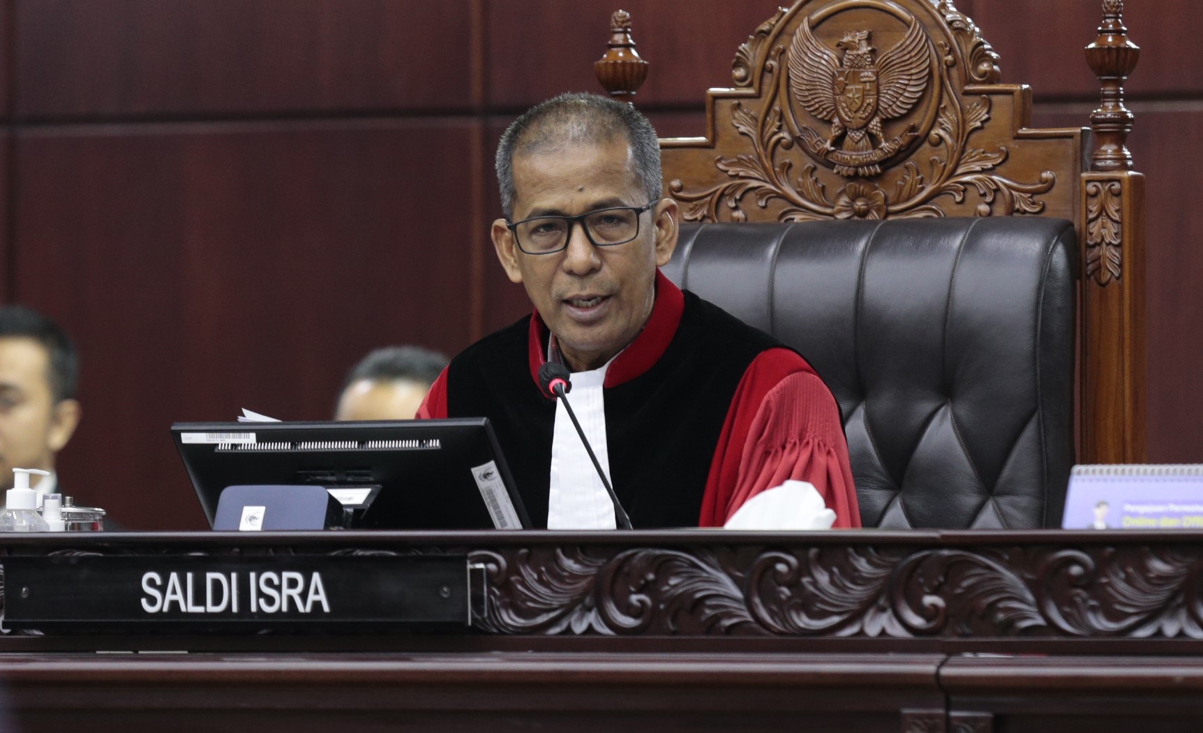 MKMK putuskan Saldi Isra tidak terbukti melanggar kode etik atas dissenting opinion. Foto: Laman MKRI