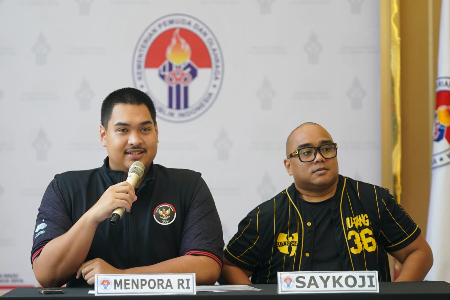 Kemenpora dan Saykoji adakan rap challenge. FOTO: Laman Kemenpora