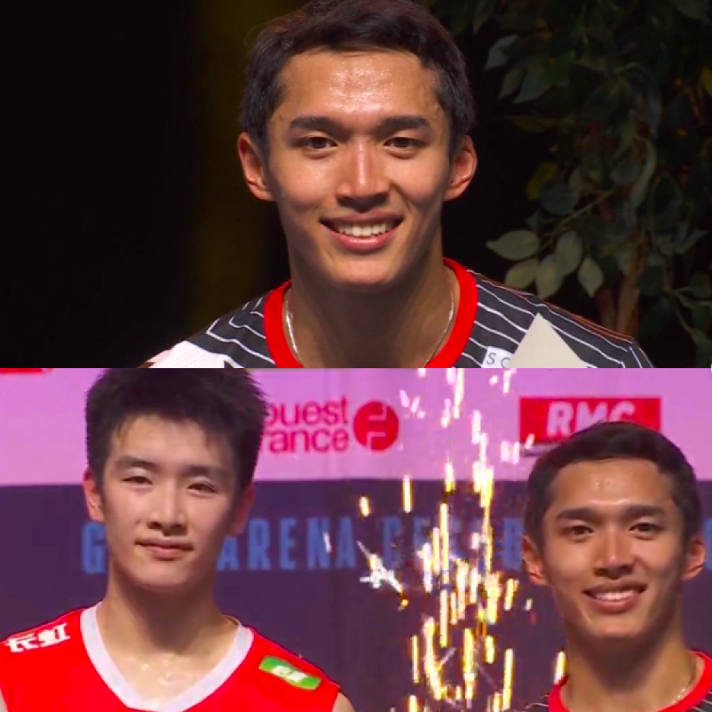Jonatan Christie berhasil sabet juara di French Open 2023. Foto: Instagram.com/badmintalk_com