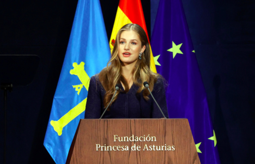 Upacara sumpah Putri Leonor. Foto: casareal.es