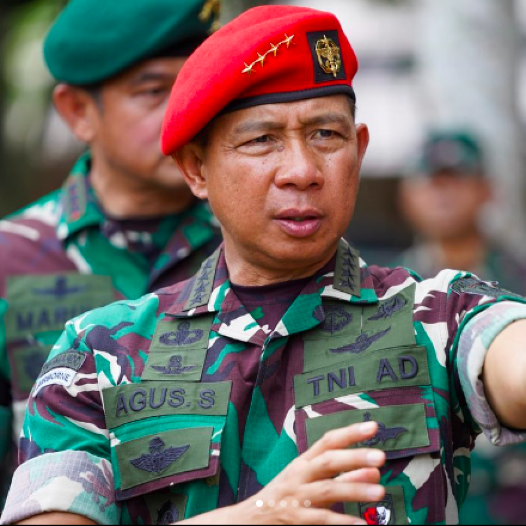 Inilah profil lengkap Agus Subiyanto calon panglima TNI. Foto: Instagram.com/91agussubiyanto