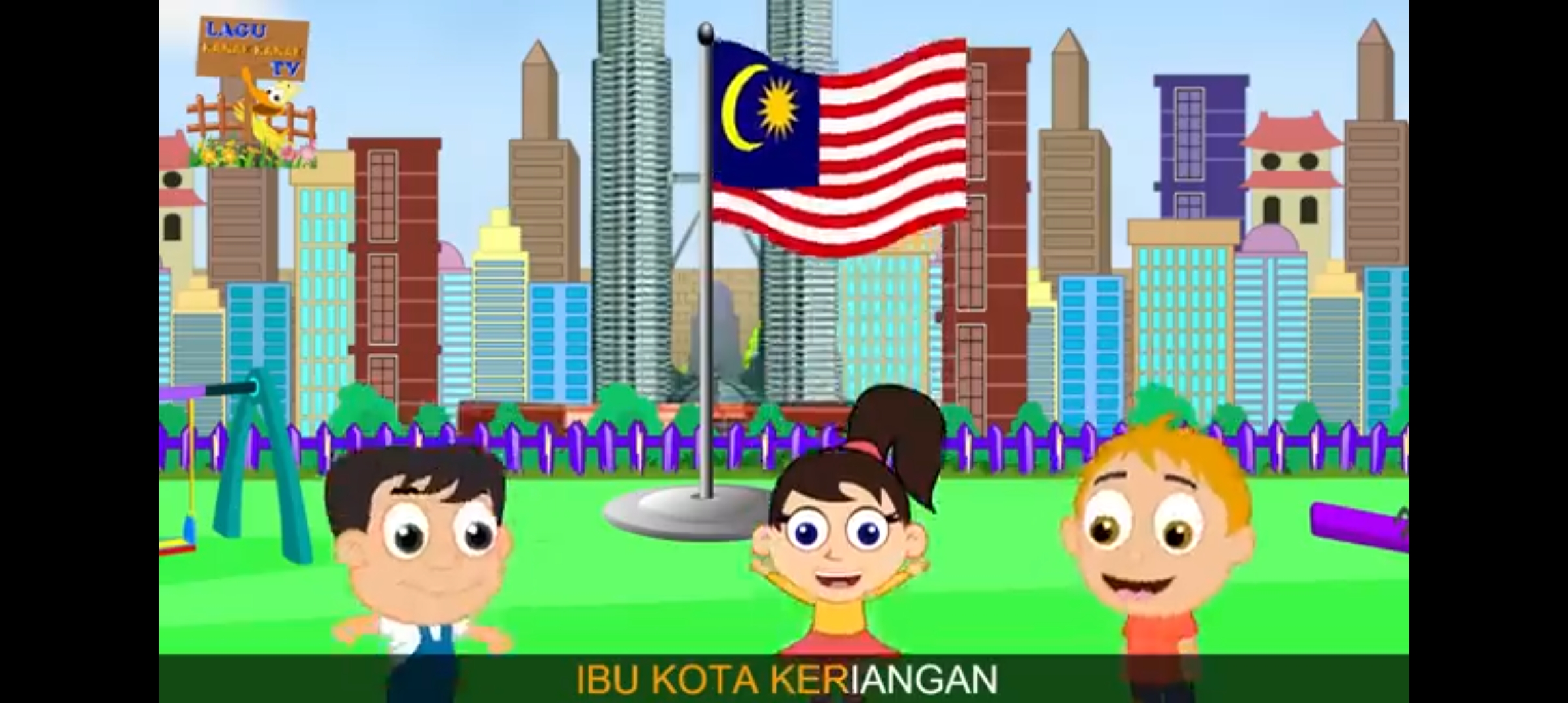 Ahli waris Ismail Marzuki ingin video lagu Hello Kuala Lumpur dihapus dari YouTube. FOTO: YouTube Lagu Kanak TV