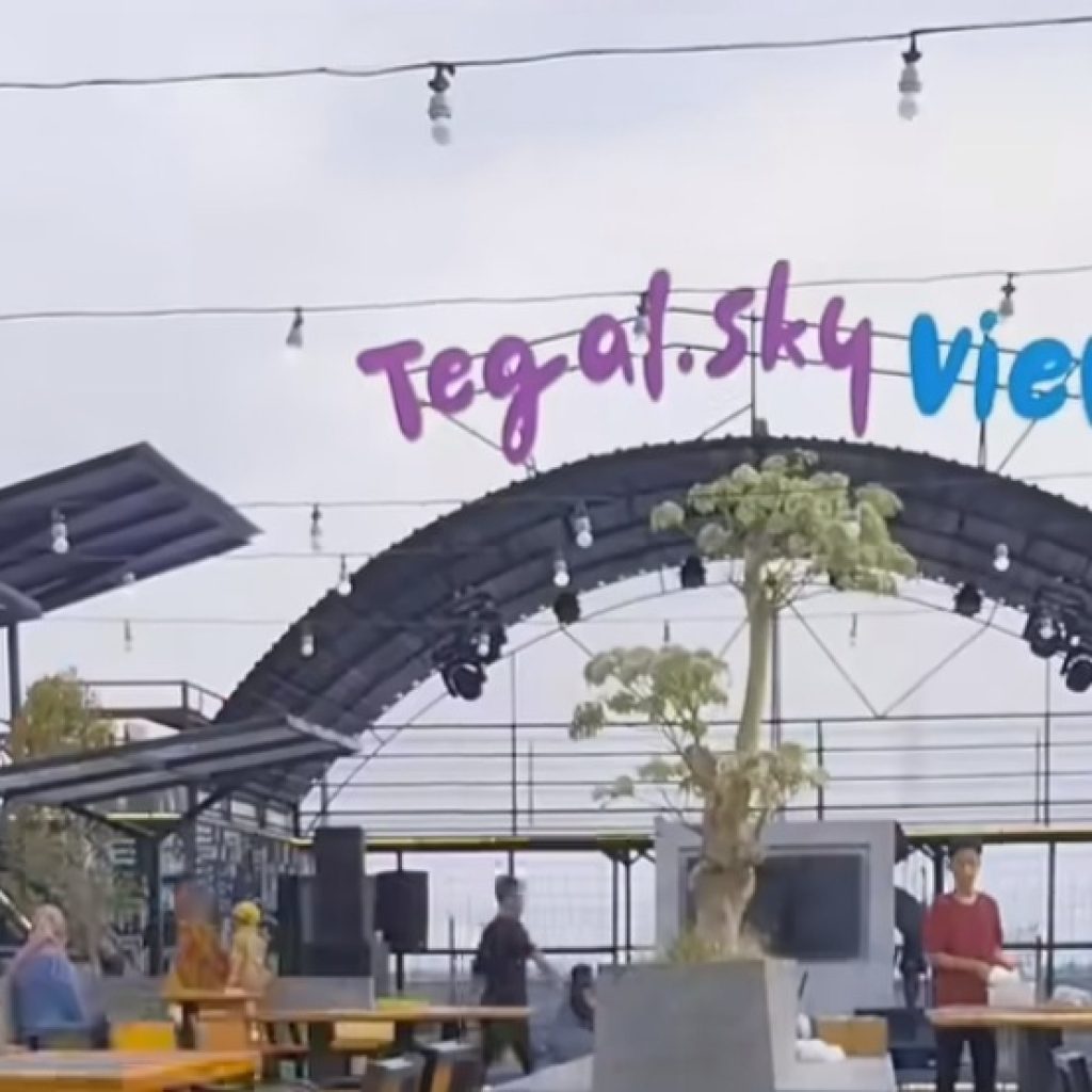 Tegal Skyview yang jadi tempat nongkrong Instagramable di Tegal. Foto: Instagram.com/tegal.skyview