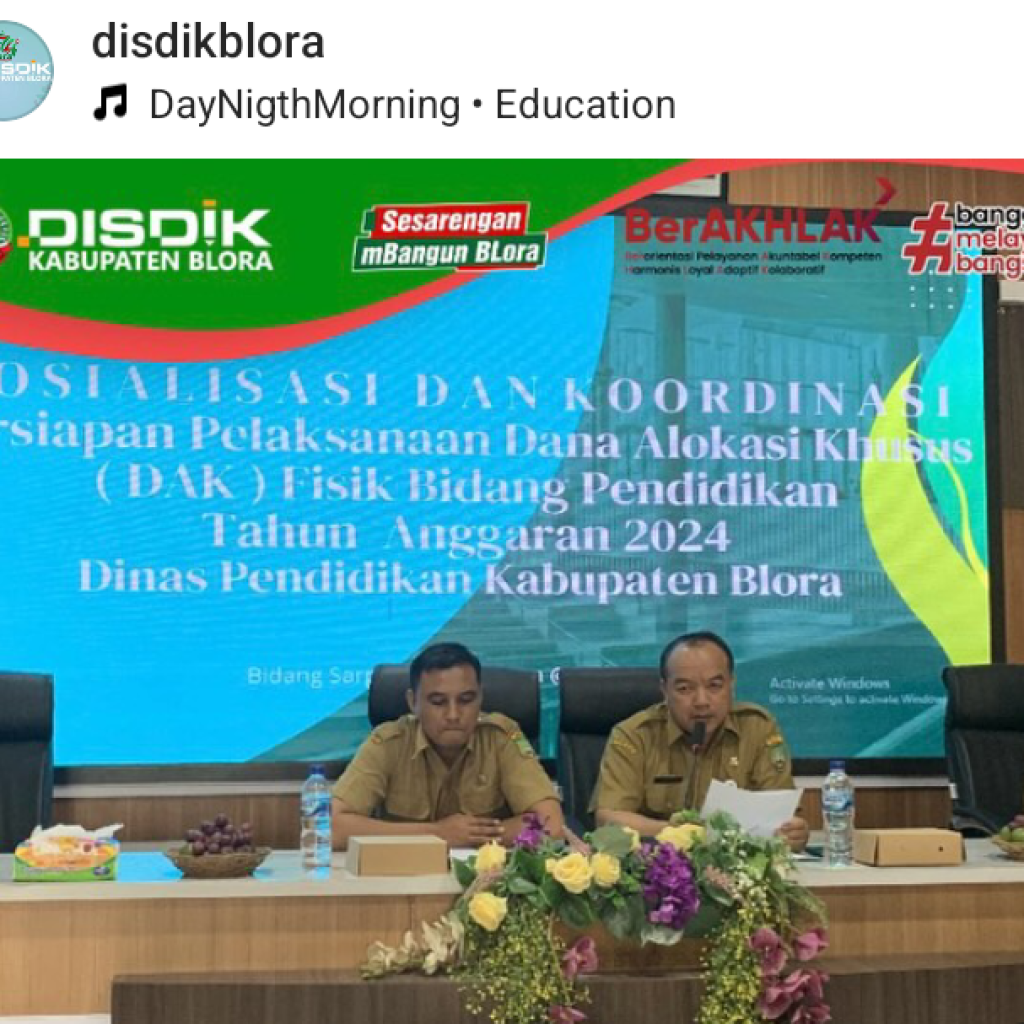 TUTURPEDIA - Dinas Pendidikan Sukses Ciptakan Lingkungan Belajar yang Nyaman untuk Pelajar Blora Melalui Program Ini