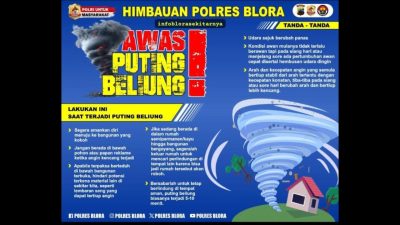 WASPADA! Blora Rawan Puting Beliung, Kapolres AKBP Wawan Andi Susanto Bagikan 5 Panduan Selamatkan Diri: Jangan Sampai Salah Berteduh! 2 TUTURPEDIA - WASPADA! Blora Rawan Puting Beliung, Kapolres AKBP Wawan Andi Susanto Bagikan 5 Panduan Selamatkan Diri: Jangan Sampai Salah Berteduh!