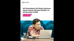 KIP Kabulkan Permohonan Bonatua Silalahi, KPU Diminta Buka Dokumen Ijazah Jokowi