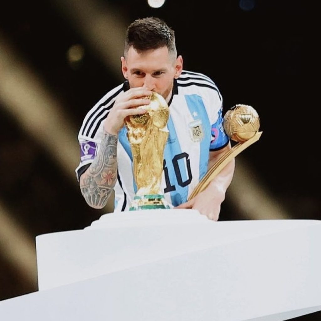 Segini harga lelang jersey Messi dari final Piala Dunia 2022. Foto: Instagram.com/leomessi