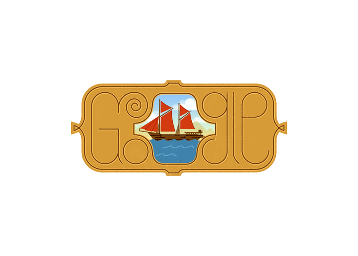 Inilah sejarah kapal pinisi asal Indonesia dan pembuatannya. Foto: Laman Google Doodles