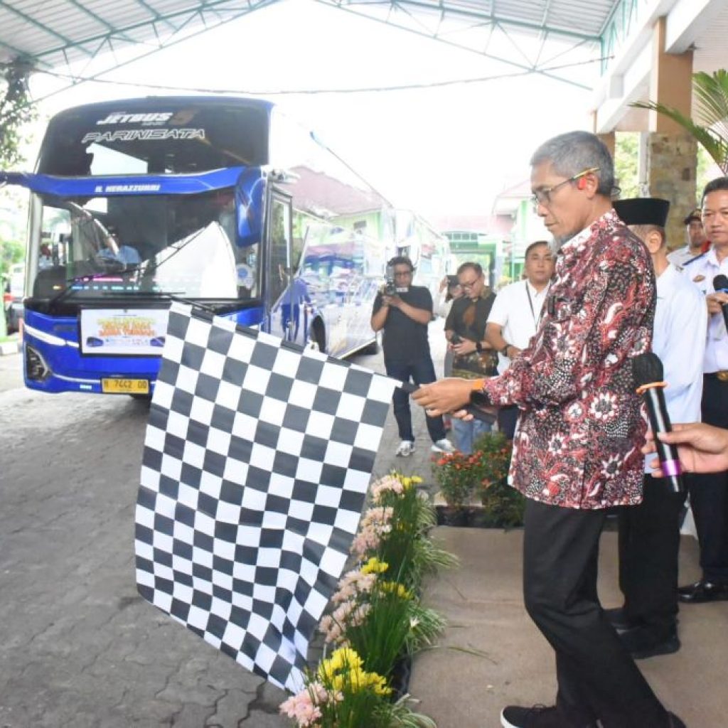 Pemprov Jateng menyediakan bus gratis untuk pemudik balik rantau. Foto: Humas Pemprov Jateng