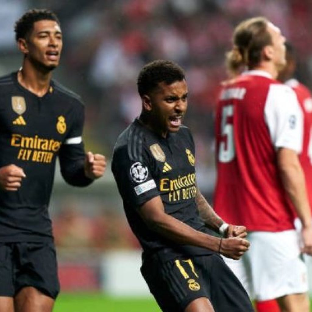 Real Madrid Kokoh di Puncak Klesemen Grup C Liga Champions Usai Kalahkan Braga