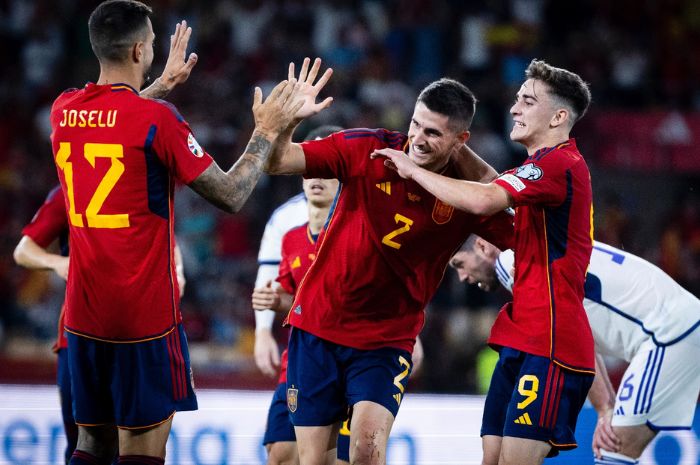 Skotlandia gagal taklukkan Spanyol di kualifikasi EURO 2024. FOTO: X.com/SEFutbol