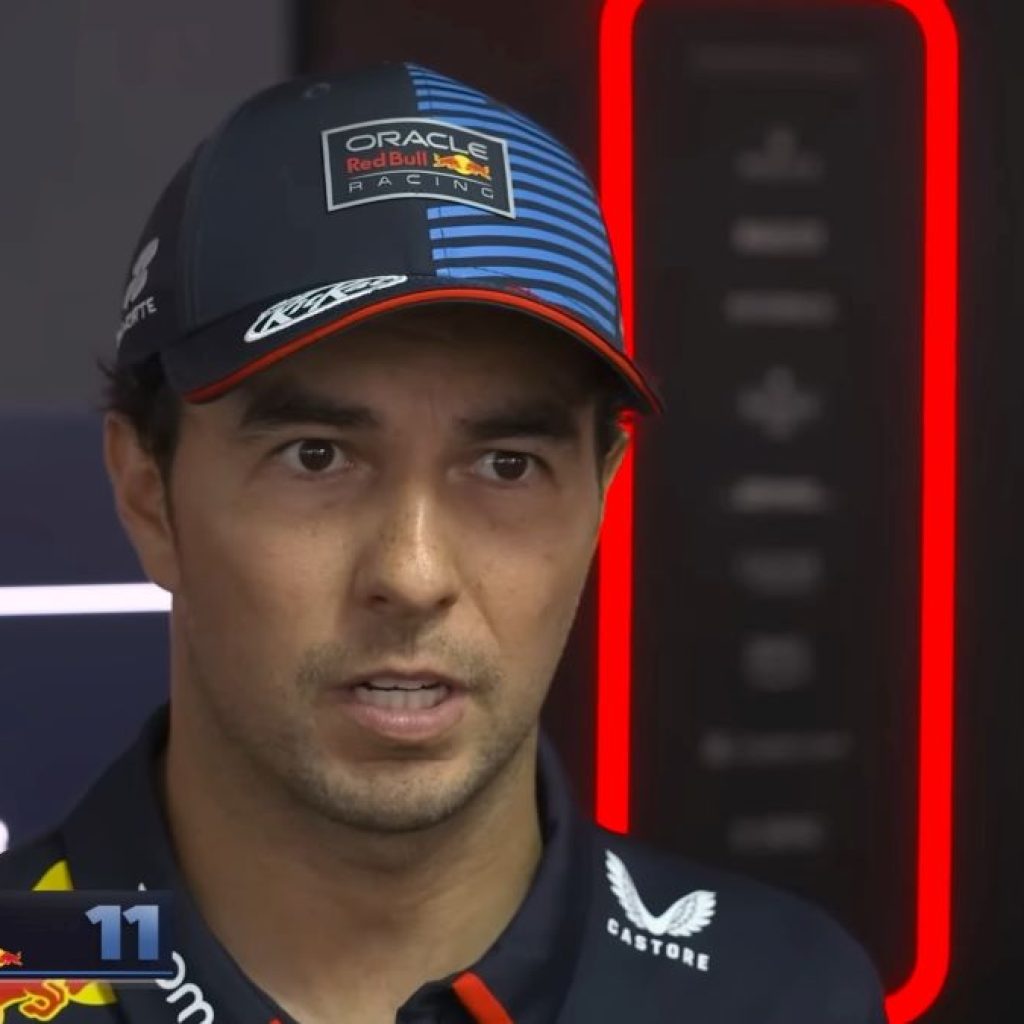 Sergio Perez tidak lolos ke Q2 di F1 Hungaria 2024. Foto: Tangkapan Layar YouTube FORMULA 1