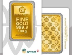 Harga Emas Antam Turun Rp23 Ribu per Gram, Tren Naik Jangka Panjang Masih Terjaga