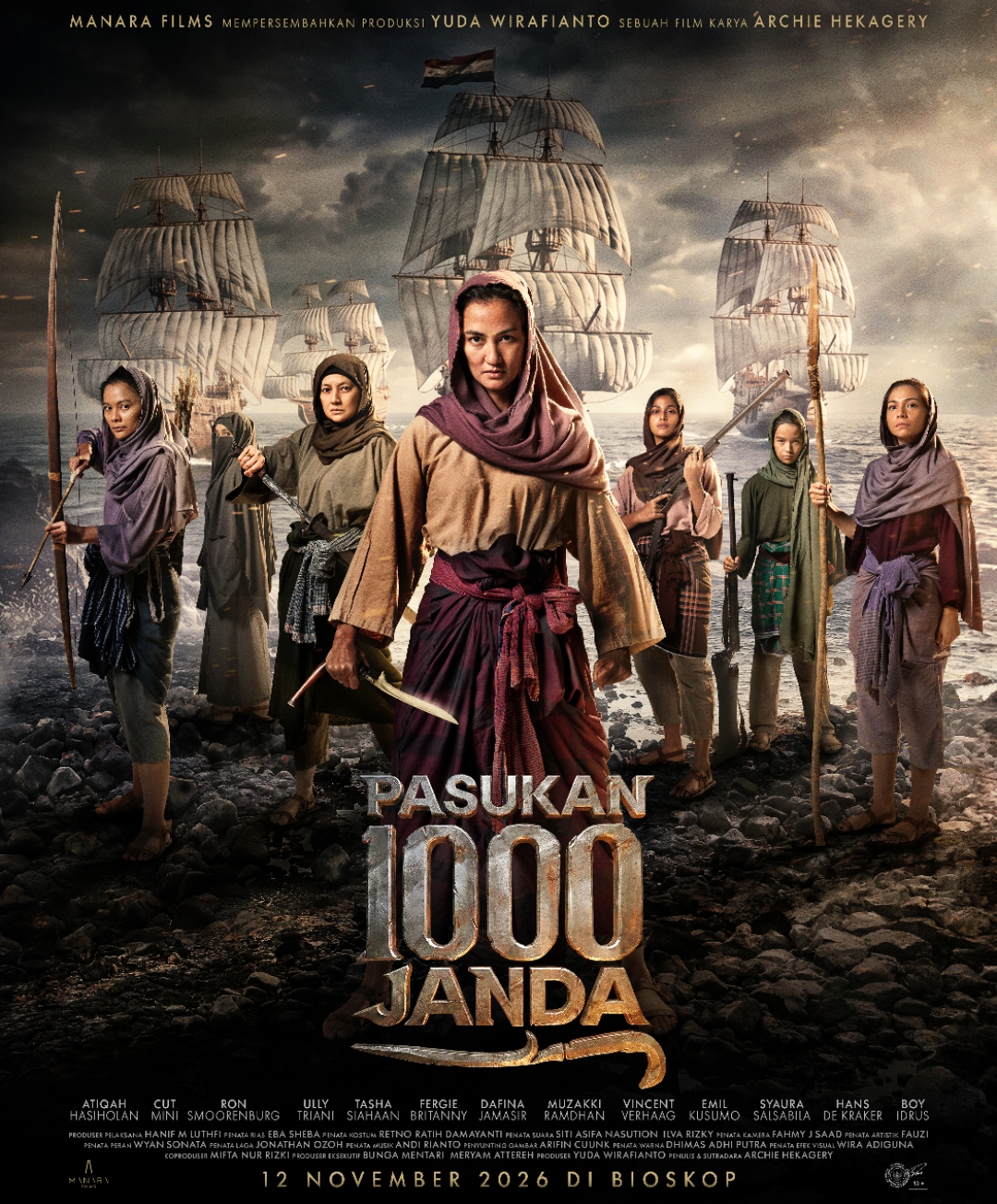 TUTURPEDIA - Film Pasukan 1000 Janda Rilis Trailer dan Poster, Angkat Perjuangan Laksamana Malahayati Melawan Penjajah