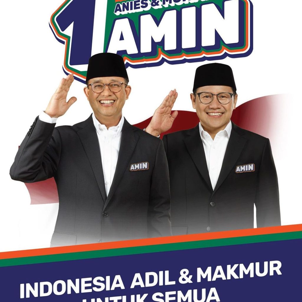 Pasang capres-cawapres Anies Baswedan dan Muhaimin Iskandar mengumumkan Timnas Pemenangan AMIN. Foto: Instagram.com/aniesbaswedan