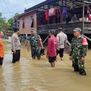 Banjir Masih Rendam 2 Kecamatan di Kutai Barat, Ketinggian Mencapai 60 Cm  