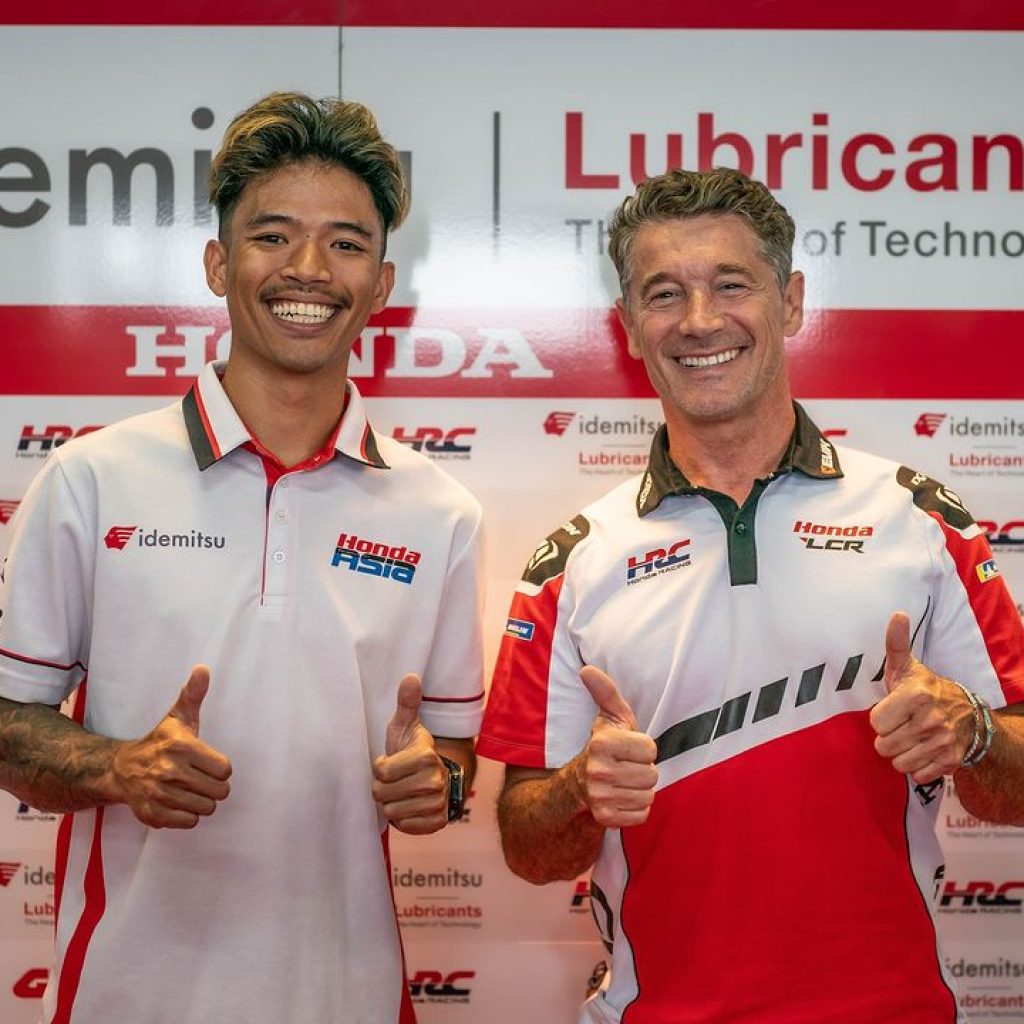 Somkiat Chantra debut MotoGP 2025 dengan Honda LCR. Foto: instagram.com/idemitsu_lube
