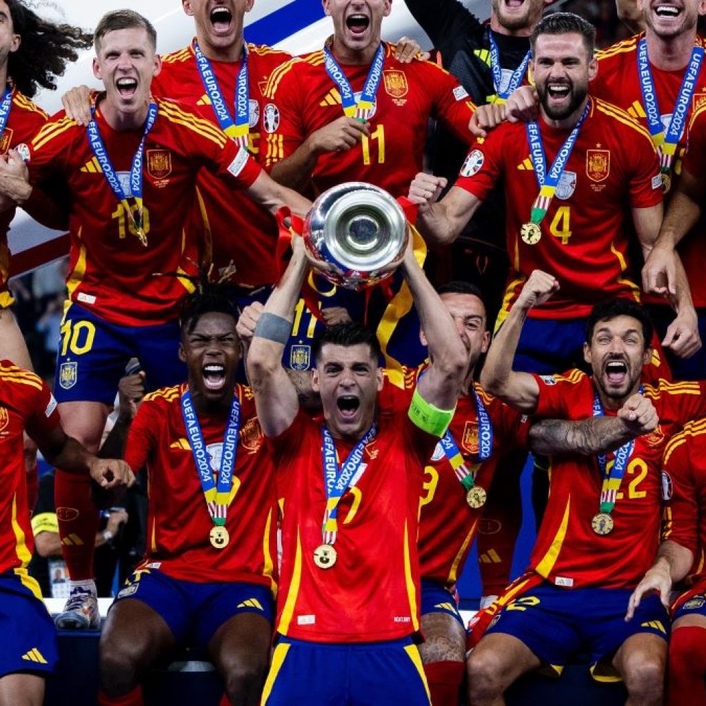 Daftar tim terbaik EURO 2024. Foto: x.com/SEFutbol