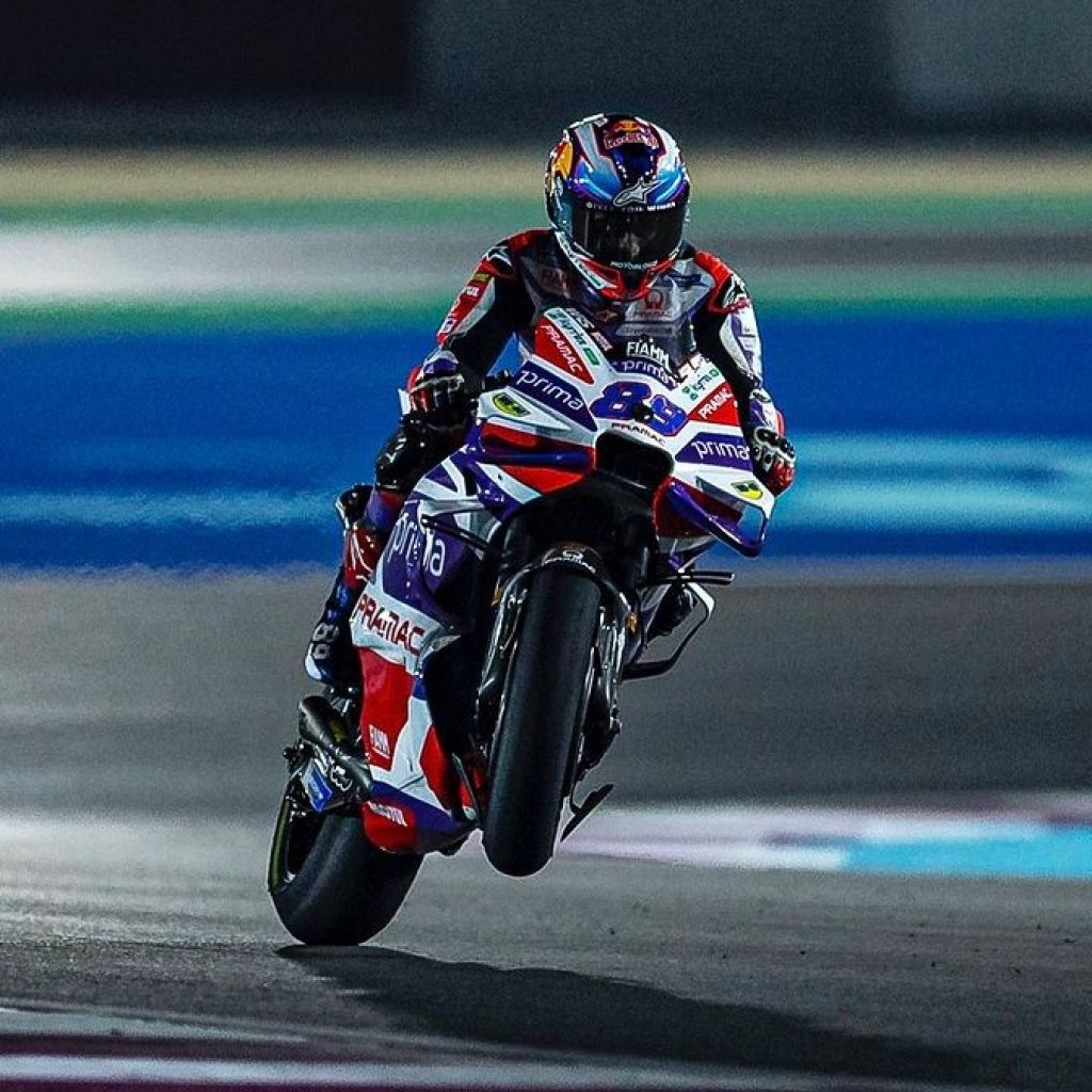 Jorge Martin juara Sprint Race MotoGP Valencia 2023. Foto: Instagram.com/pramacracing
