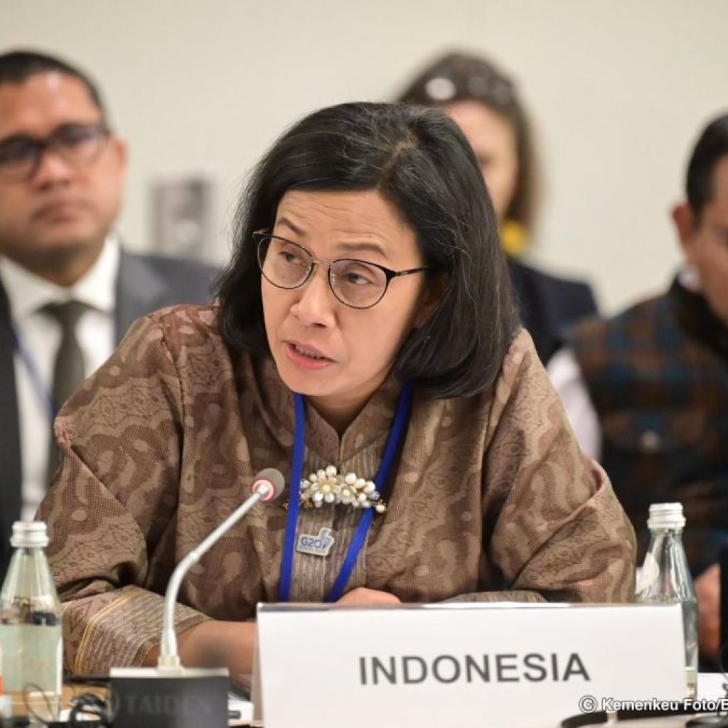 Menkeu Sri Mulyani ungkap APBN Indonesia di triwulan I 2024 surplus. Foto: Laman Kemenkeu RI