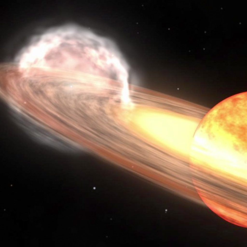Ledakan Bintang T Coronae Borealis (T CrB) akan terlihat di tahun 2024. Foto: Laman NASA