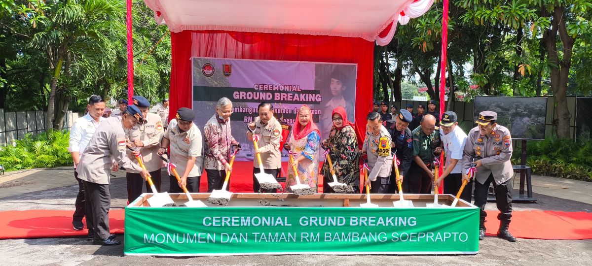Groundbreaking Taman dan Monumen RM Bambang Soeprapto. Foto: Dok. Alan Henry