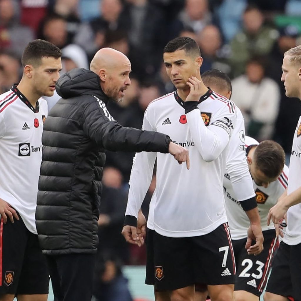 Alasan Erik ten Hag mendepak Ronaldo dari MU. Foto: x.com/FabrizioRomano