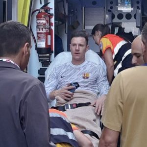 Ungguli Villarreal, Kemenangan Barca Dibayar dengan Cedera Lutut Ter Stegen