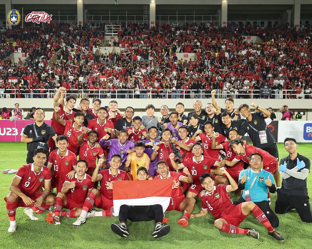 Timnas Indonesia akan berkompetisi di Asian Games 2022. FOTO: Instagram.com/timnas.indonesia