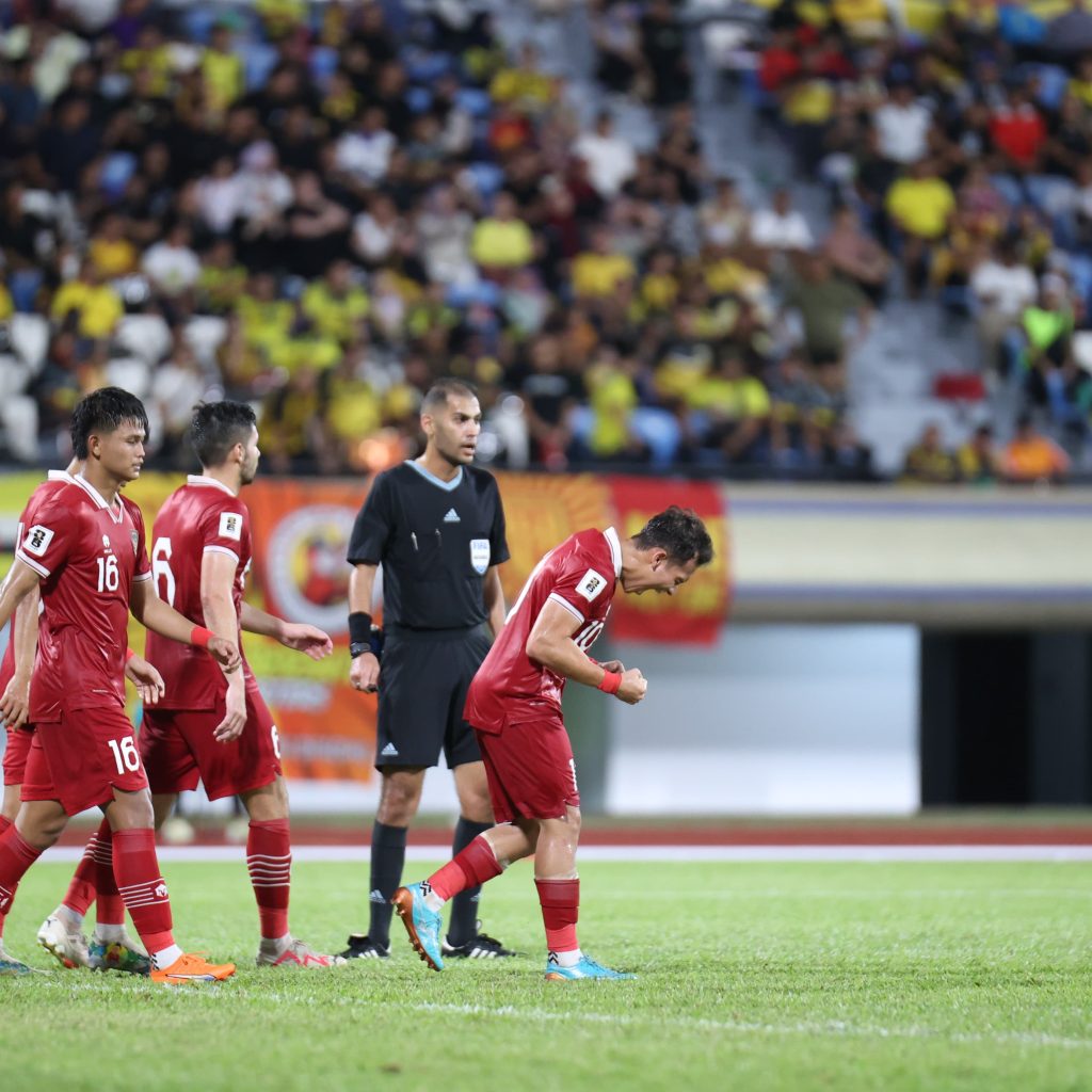 Hokky Caraka Cetak Brace, Timnas Indonesia Lolos ke Ronde Kedua Kualifikasi Piala Dunia 2026