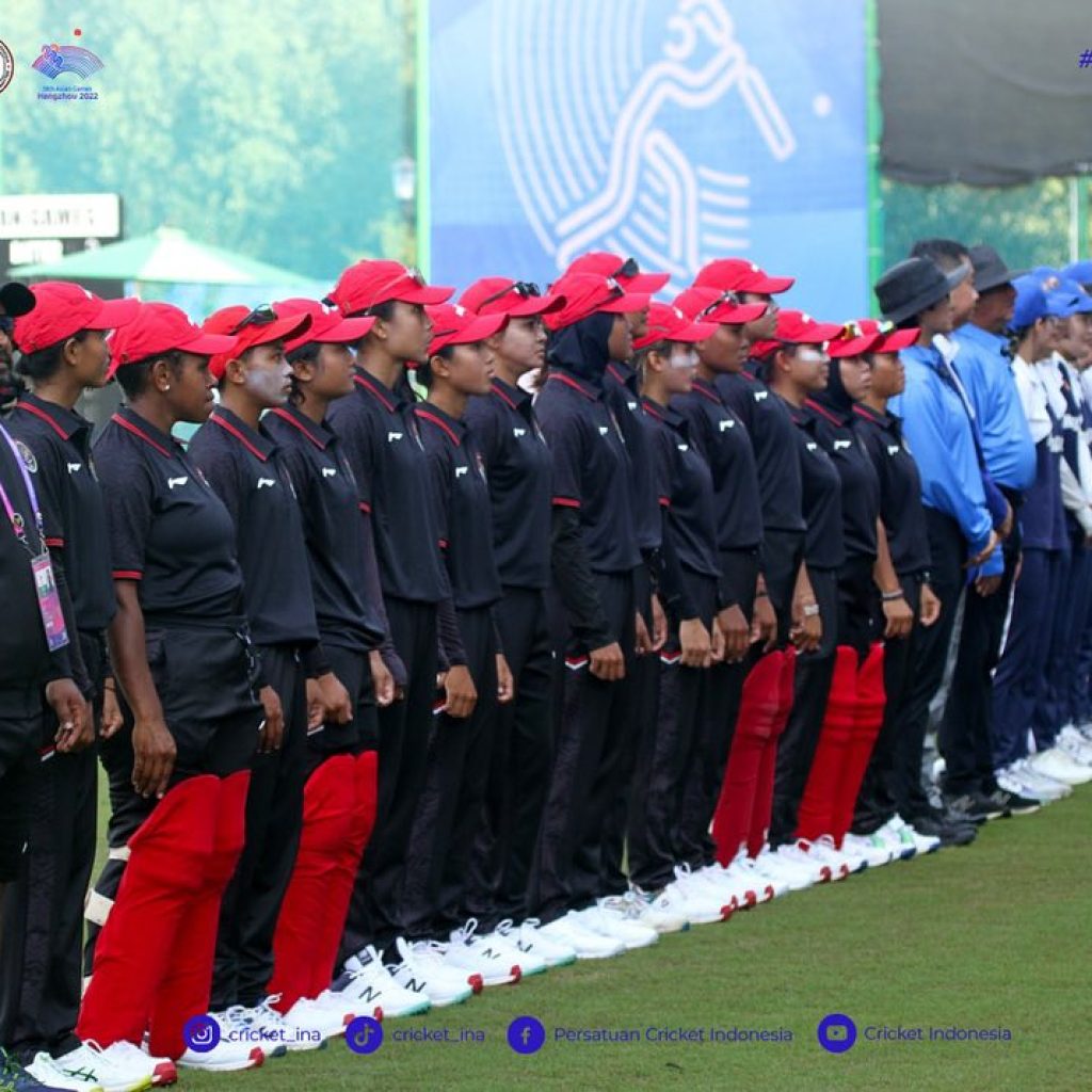 Timnas kriket putri Indonesia dinyatakan kalah dari Pakistan sebelum tanding. FOTO: Instagram.com/cricket_ina