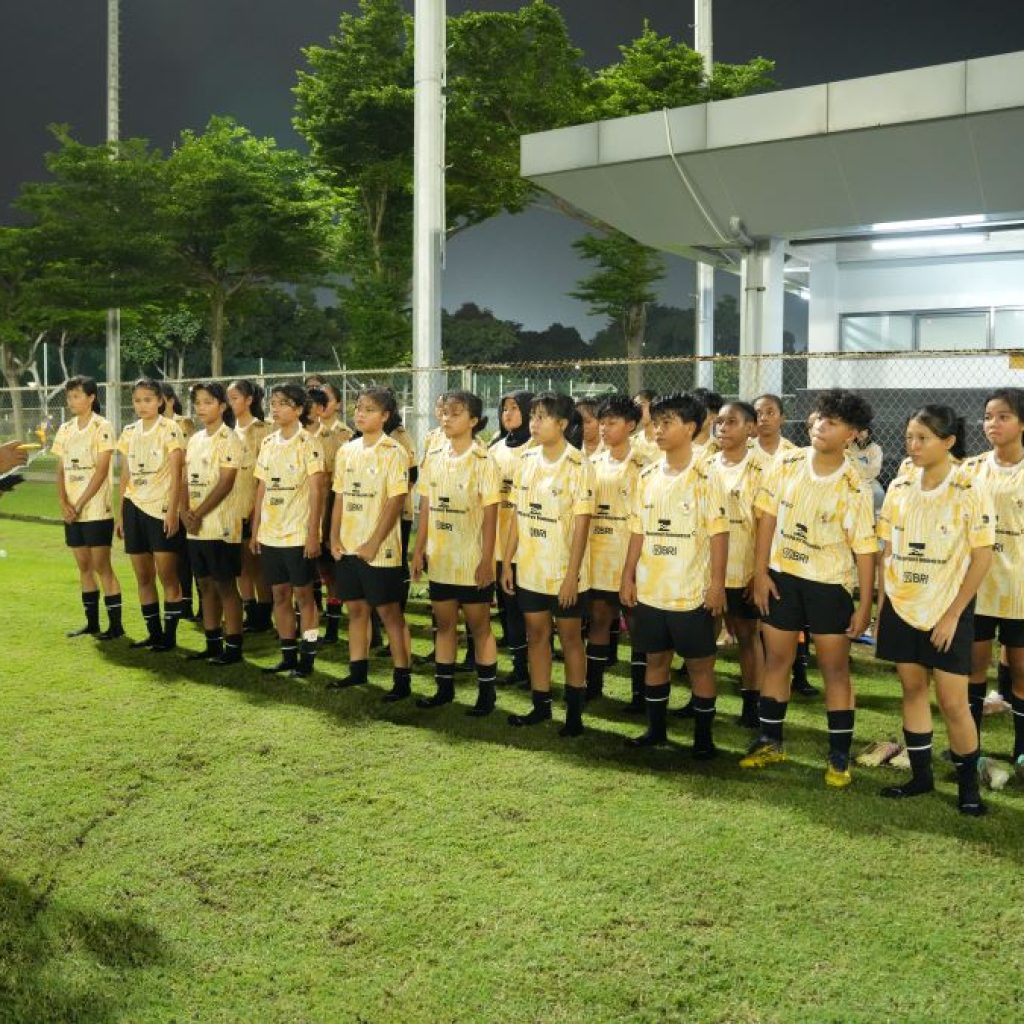 Seleksi pemain untuk timnas u-17 wanita Indonesia. Foto: PSSI