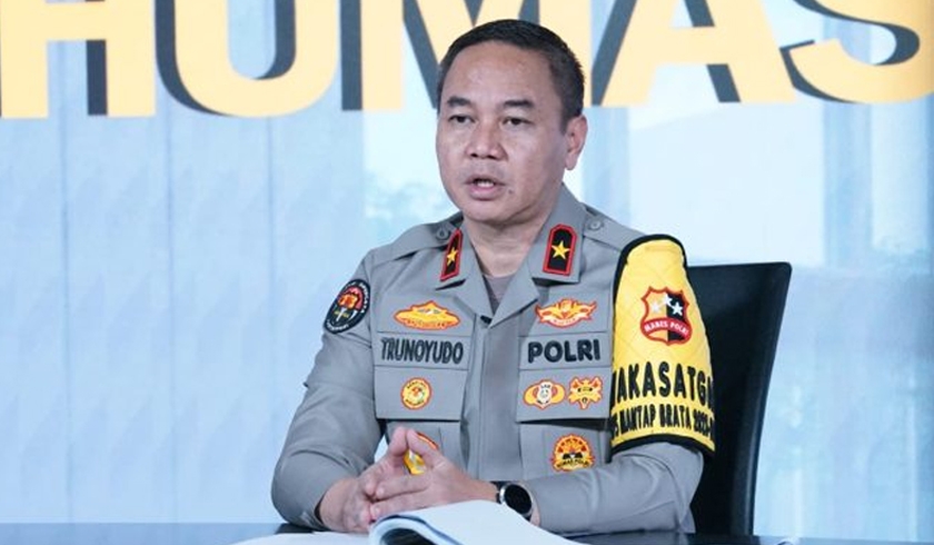 Persiapan Polri menyambut HUT ke-79 RI di IKN. Foto: PMJNews
