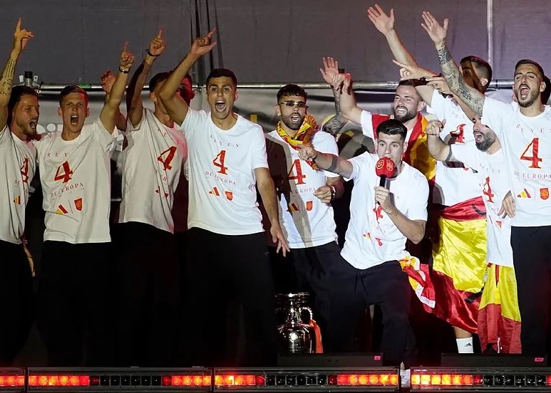 UEFA tindak Alvaro Morata dan Rodri karena komplain Asosiasi Sepak Bola Gibraltar. Foto: x.com/centregoals