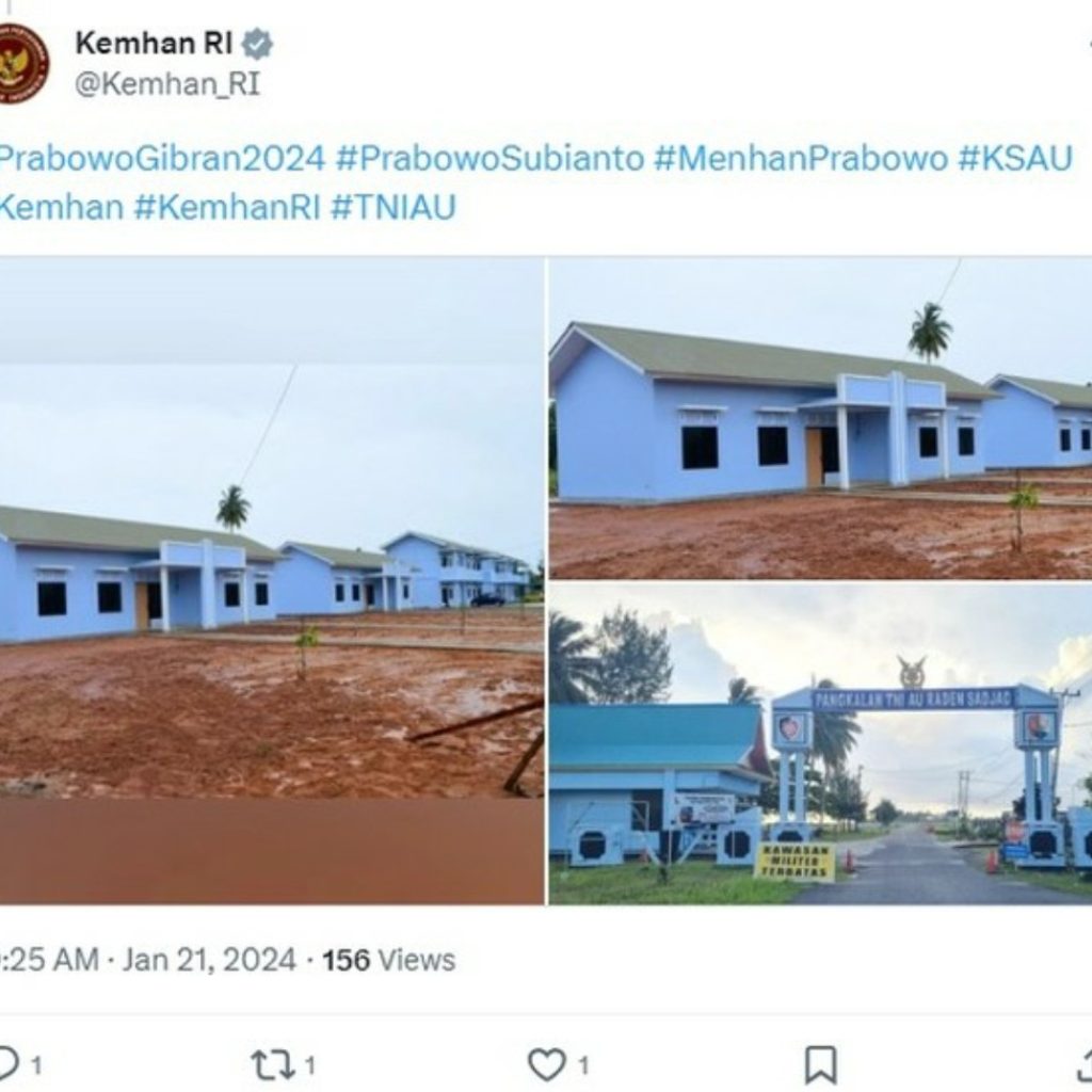 TUTURPEDIA - Heboh Akun X Kemhan Posting Hashtag #PrabowoGibran2024, Kemhan Beri Klarifikasi 
